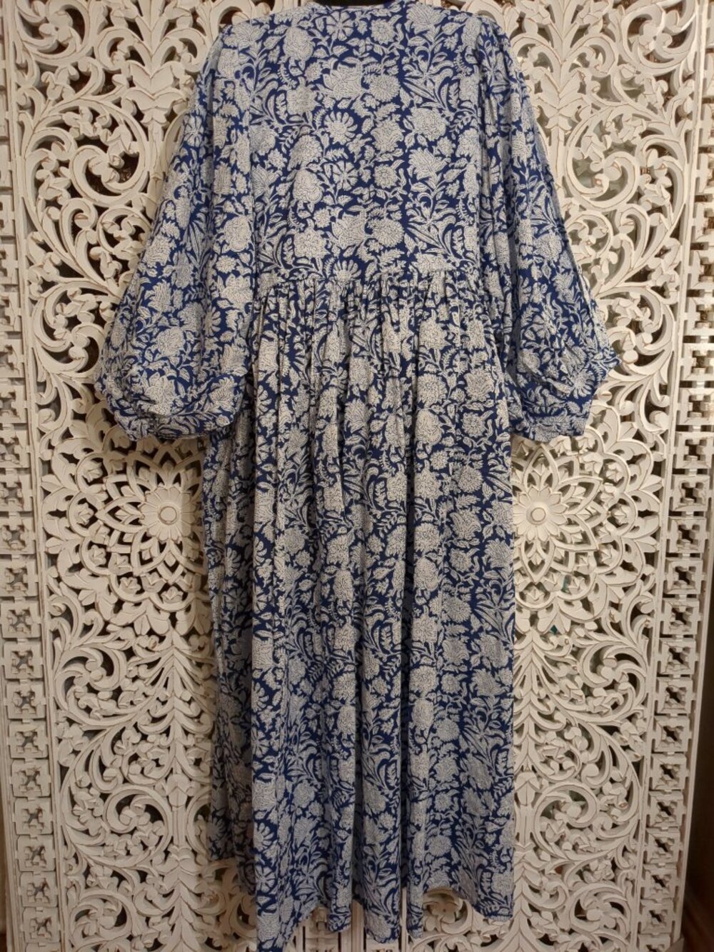 P2P21โ ๐น๐๐น House of Sundar Blue Iris Maya Midi / Maxi Dress - Picture 4 of 12